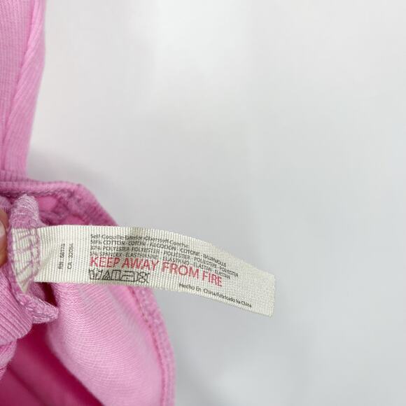 New Free People Small Mauve Pink High Neck Ribbed Bodysuit Tank Top Snap Closure - Picture 9 of 9